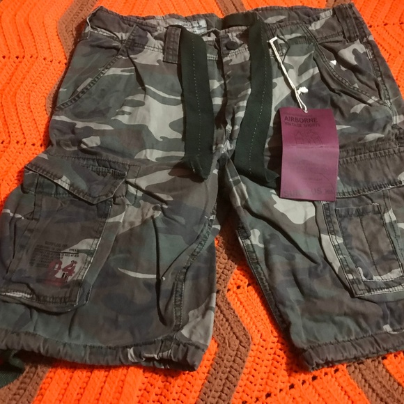 surplus airborne vintage shorts
